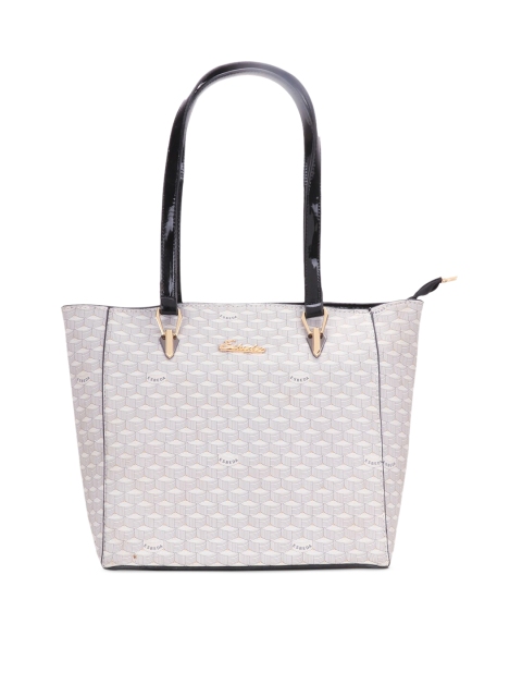 

ESBEDA Grey Printed Tote Bag