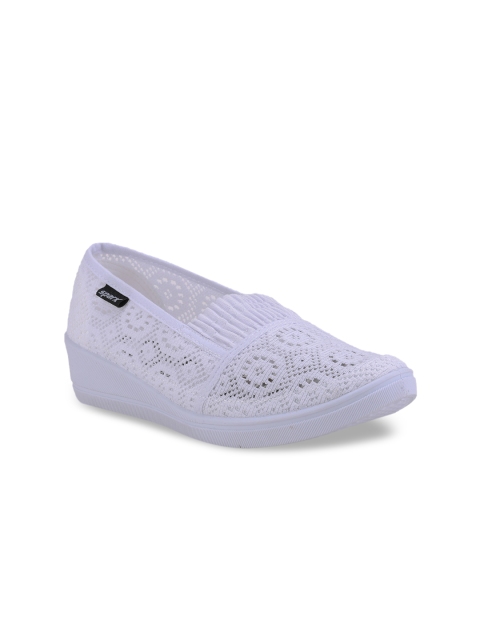 

Sparx Women Off-White Comfort Heeled Pumps