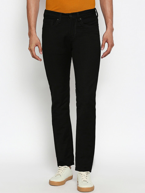 

Lawman pg3 Men Black Skinny Fit Mid-Rise Clean Look Stretchable Jeans