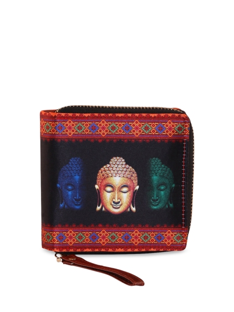 

All Things Sundar Women Multicoloured Printed Zip Around Wallet, Multi