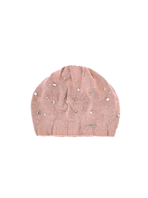 

Kosha Women Pink Embellished Beanie