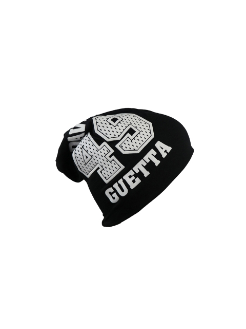 

iSWEVEN Unisex Black & White Printed Beanie