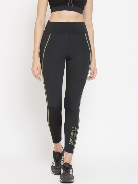 

Athleto Women Black Solid Rapid Dry Training Tights