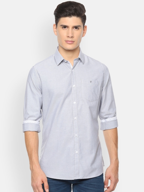 

Van Heusen Sport Men Grey Slim Fit Solid Casual Shirt
