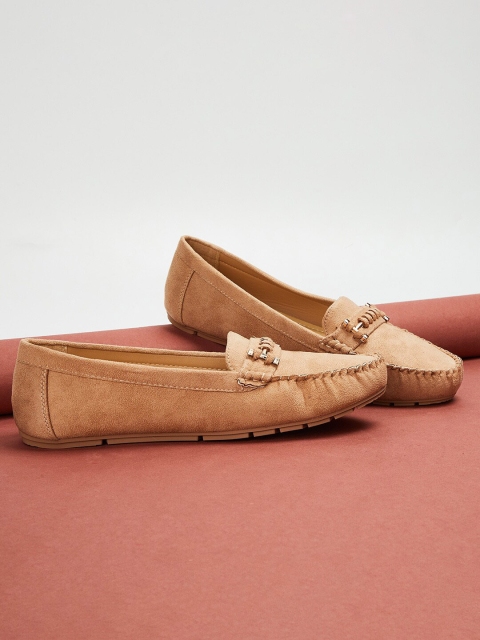 

Ginger by Lifestyle Women Beige Solid Loafers