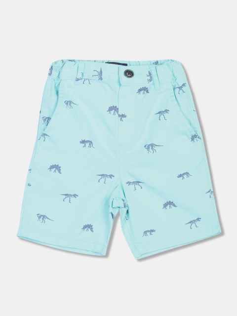 

The Childrens Place Boys Blue Printed Regular Fit Regular Shorts