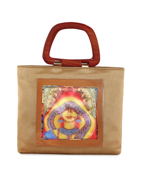 

All Things Sundar Multicoloured Printed Handheld Bag, Multi