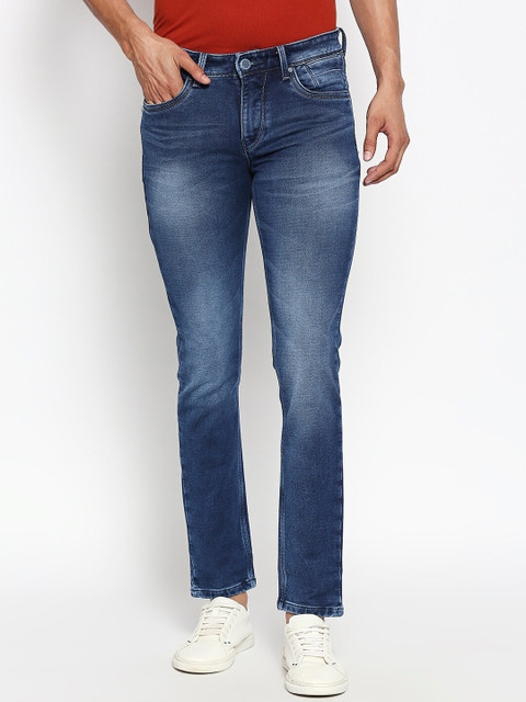 

Lawman pg3 Men Blue Skinny Fit Mid-Rise Clean Look Stretchable Jeans