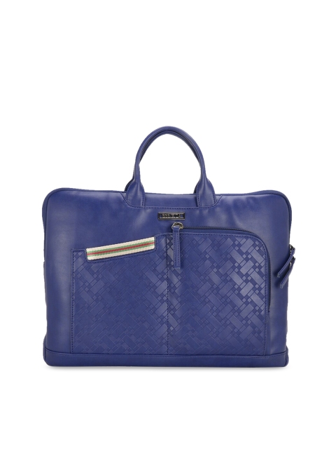 

ESBEDA Unisex Blue Textured Laptop Bag