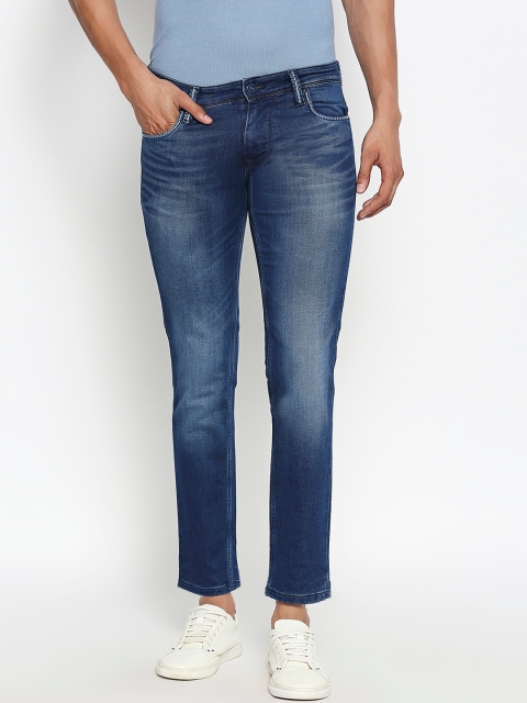 

Lawman pg3 Men Blue Skinny Fit Mid-Rise Clean Look Stretchable Jeans