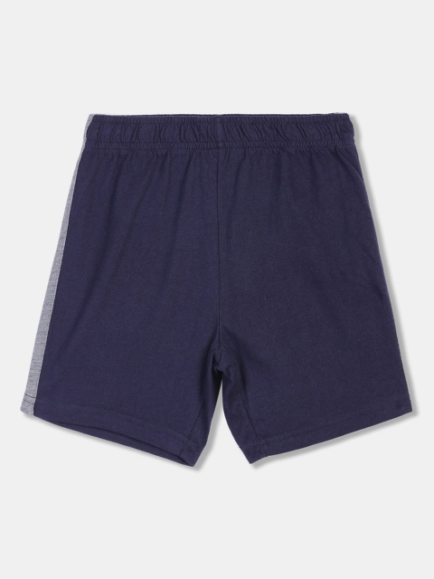 

The Childrens Place Boys Navy Blue Solid Regular Fit Regular Shorts