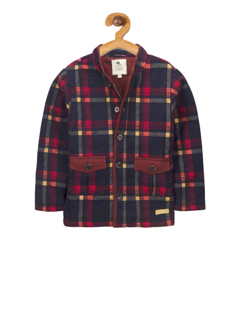 

Cherry Crumble Boys Multicoloured Checked Tailored Jacket, Multi