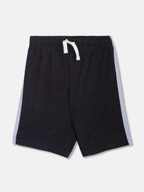 

The Childrens Place Boys Black Solid Regular Fit Regular Shorts