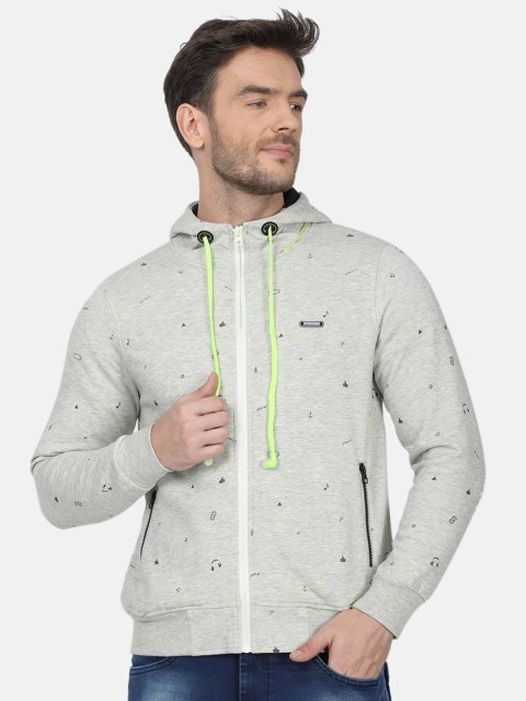 

Monte Carlo Men Grey Printed Sweatshirt