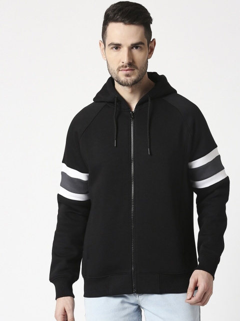 

Bewakoof Men Black Solid Sweatshirt