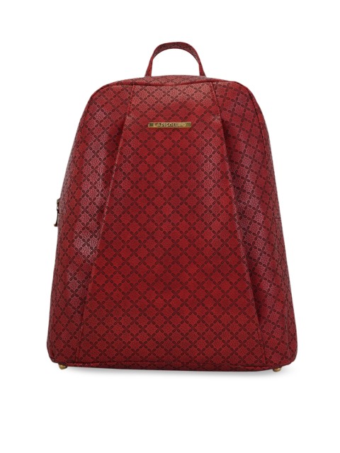 

Lapis O Lupo Women Red Textured Backpack