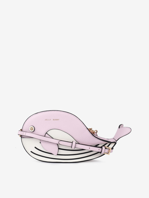 

Jelly Bunny Pink & Off-White Solid Sling Bag