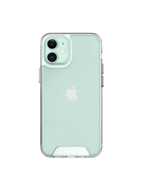 

TREEMODA Unisex Transparent Solid Apple iPhone 12 Back Cover