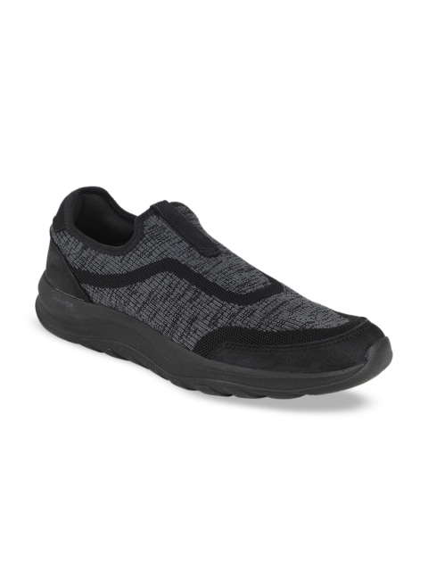 

Hush Puppies Men Black Slip-On Sneakers