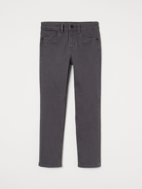 

H&M Boys Grey Slim Fit Twill Trousers