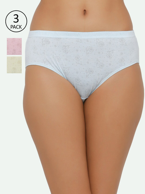 

Chipbeys Women Pack of 3 Assorted Hipster Briefs N3569C276