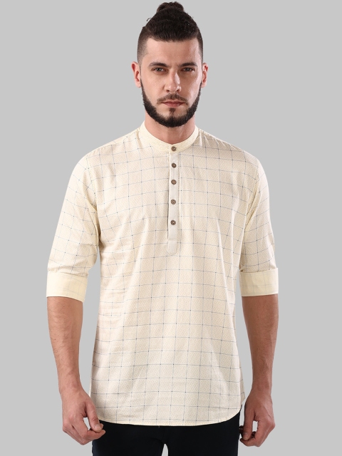 

Ethnix by Raymond Men White Solid Pathani Kurta