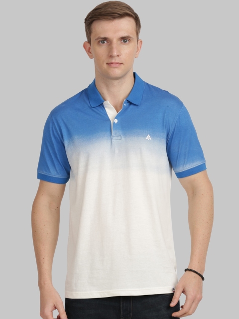 

ANTHEM Men Off-White Printed Polo Collar T-shirt