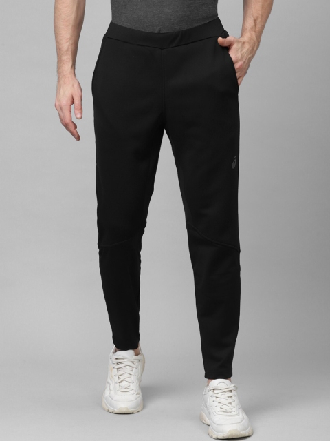 

ASICS Men Black Solid Slim Fit Track Pants