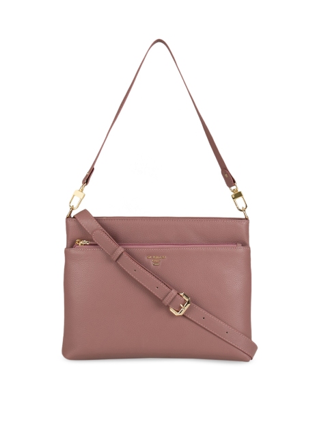 

Da Milano Pink Solid Sling Bag