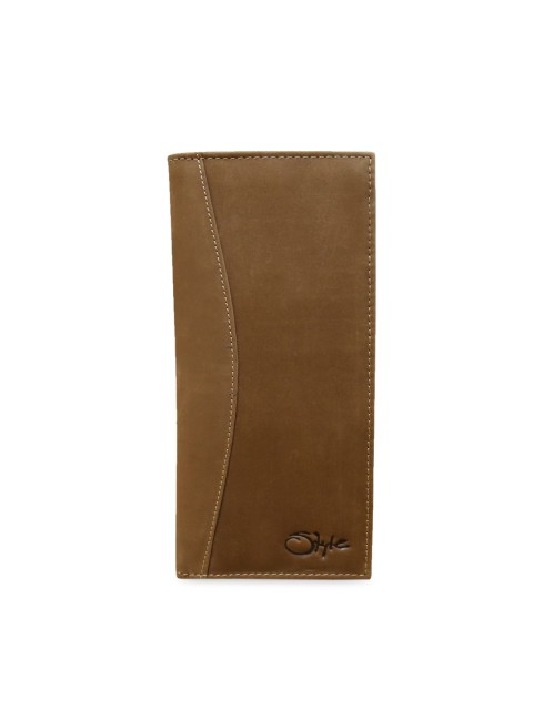 

Style SHOES Unisex Brown Solid Leather Card Holder