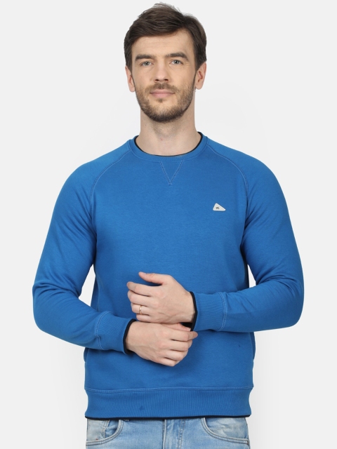 

Monte Carlo Men Blue Solid Sweatshirt