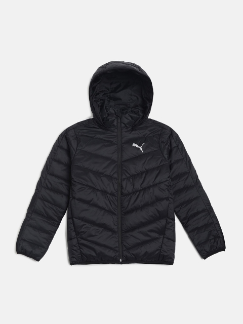 

Puma Boys Black Solid Puffer Jacket