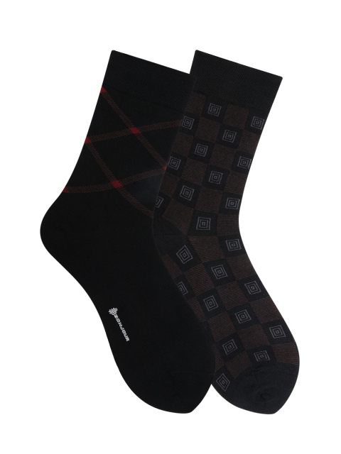 

Bonjour Men Pack Of 3 Assorted Above-Ankle Length Socks