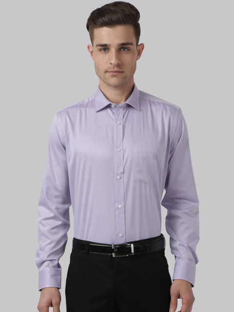 

Park Avenue Men Purple Regular Fit Solid Formal Shirt