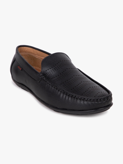 

Duke Men Black Perforations Loafers