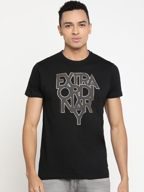 

Pepe Jeans Men Navy Blue Printed Round Neck T-shirt