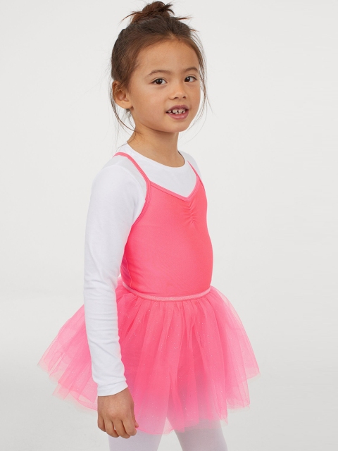 

H&M Girls Pink Tulle-Skirt Leotard