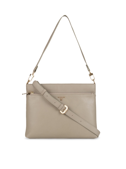 

Da Milano Taupe Solid Sling Bag