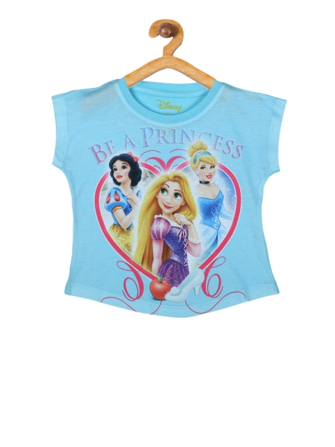 

YK Disney Girls Blue Printed Top