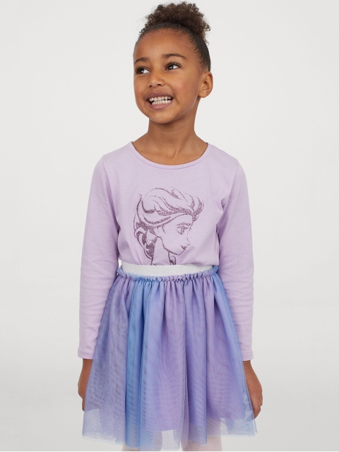 

H&M Girls Purple 2 Piece Frozen Set