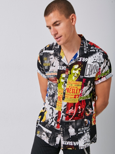 

FOREVER 21 Men Multicoloured Regular Fit Printed Casual Shirt, Multi