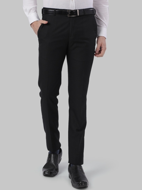 

Raymond Men Navy Blue Slim Fit Solid Formal Trousers