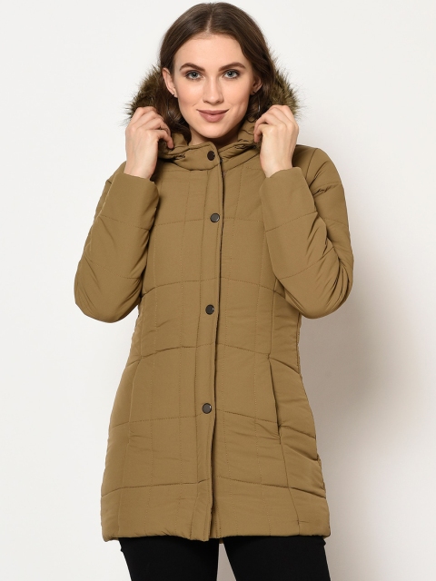 

Trufit Women Khaki Solid Insulator Parka