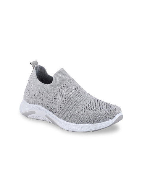 

Stelatoes Women Grey Slip-On Sneakers