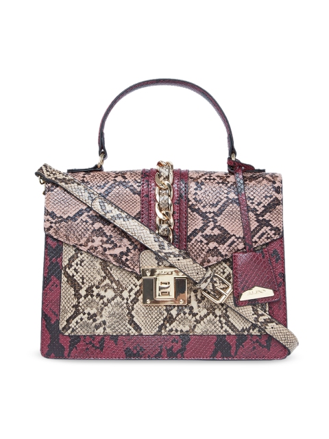 

ALDO Pink Textured Satchel