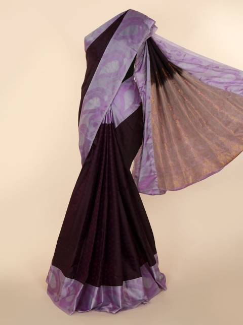 

Pothys Purple & Lavender Pure Silk Woven Design Kanjeevaram Saree