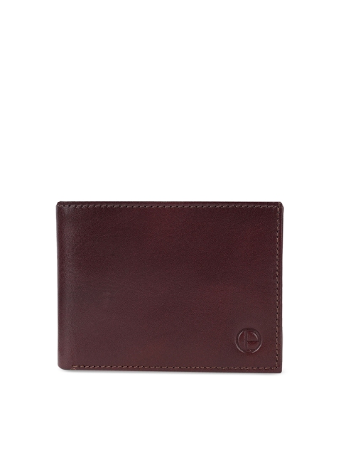 

PURE LUXURIES LONDON Men Brown Solid Genuine Leather Jones Wallet