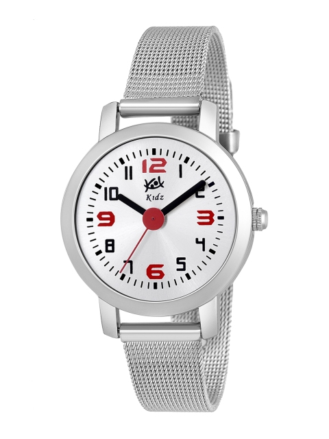 

Kool Kidz Kids Silver-Toned Analogue Watch KOOL KIDZ ANALOGUE WATCH DMK 040 RED