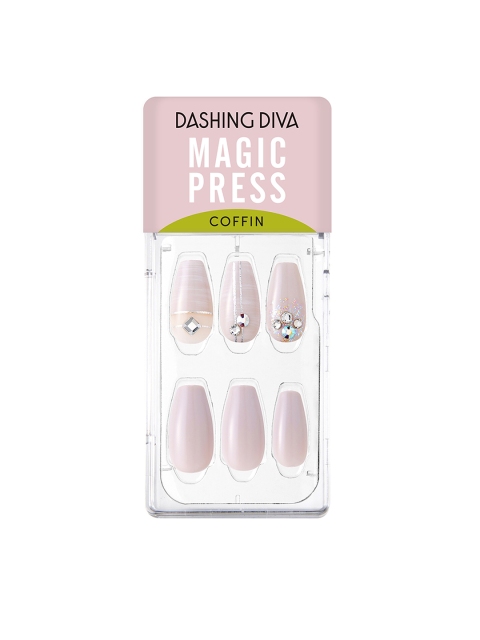 

Dashing Diva Press On Artificial Nails, Pink