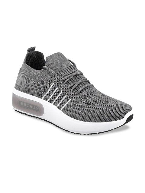 

Stelatoes Women Grey Woven Design Sneakers